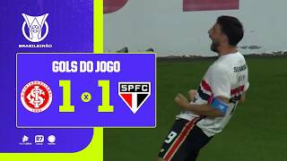 Internacional 1 x 1 São Paulo: confira os gols do jogo na narração de Cleber Machado