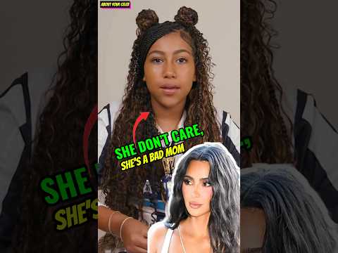 North West reveals why She loves her dad Kanye more than her mom Kim. #shorts #northwest