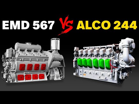 EMD 567 vs. ALCO 244: Der Lokomotivenkrieg der amerikanischen Eisenbahnen