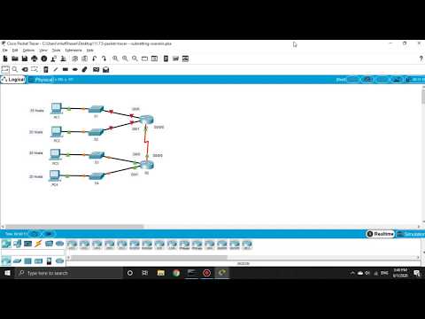 11.7.5 - Packet Tracer - Subnetting Scenario