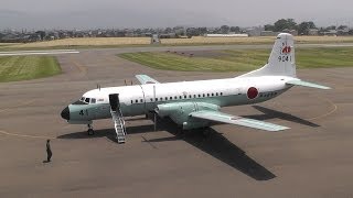 preview picture of video 'The Last Flight in FUKUI AirportJMSDF (Japan Maritime Self-Defense Force) NAMC YS-11M 9041'