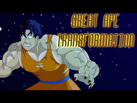 GREAT APE TRANSFORMATION [short version] - Muscle Growth Animation