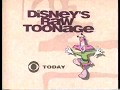 Disney S Raw Toonage CBS Saturday Morning Promo 1992