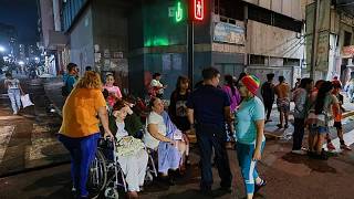 Erdbeben in Venezuela: Menschen fliehen in Panik