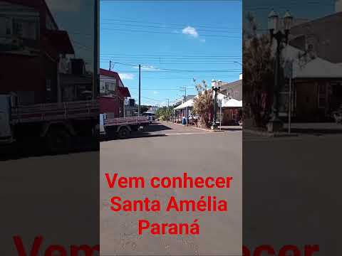 Vem conhecer a linda cidade de Santa Amélia no norte pioneiro do Paraná