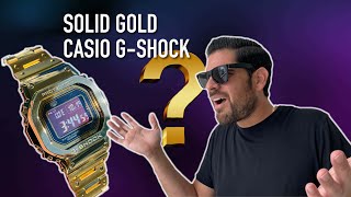 Casio G-Shock Solid 18k Gold Dream Project! - I Can't Believe They Made This In Real GOLD!!