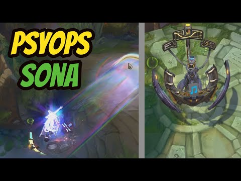 PsyOps Sona Prestige Edition Skin Spotlight - League of Legends Skin Review