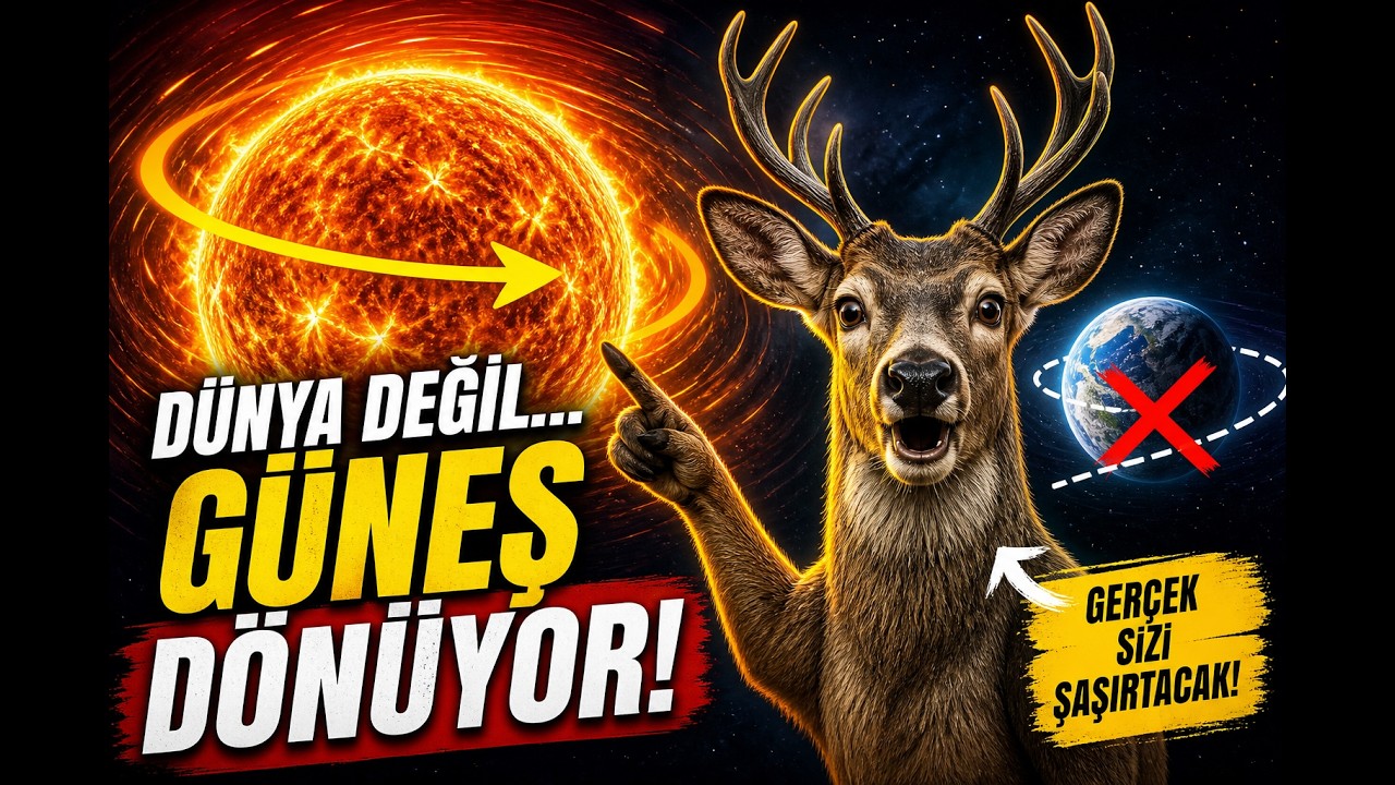 Dönen Yeryüzü Değil, Güneş, Yıldızlar ve Aydır