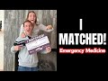 My Residency MATCH DAY Results (raw reaction)