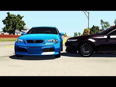 Crossroad Crashes Compilation - BeamNG.Drive