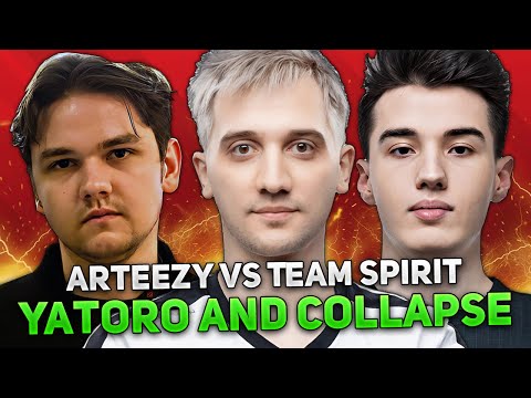 Arteezy on Sniper vs Team Spirit Yatoro and Collapse in HIGH MMR!