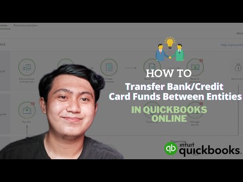 How to input Transfer of Bank or Credit Card Funds between entities in QuickBooks Online (ENGLISH)