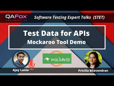 Test Data for APIs (By Pricilla Bilavendran)