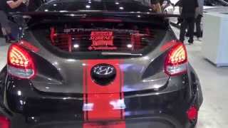 Hyundai Veloster Turbo tuned to 500+ hp  -SEMA 2015-