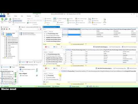 SQL Database Studio - Master detail