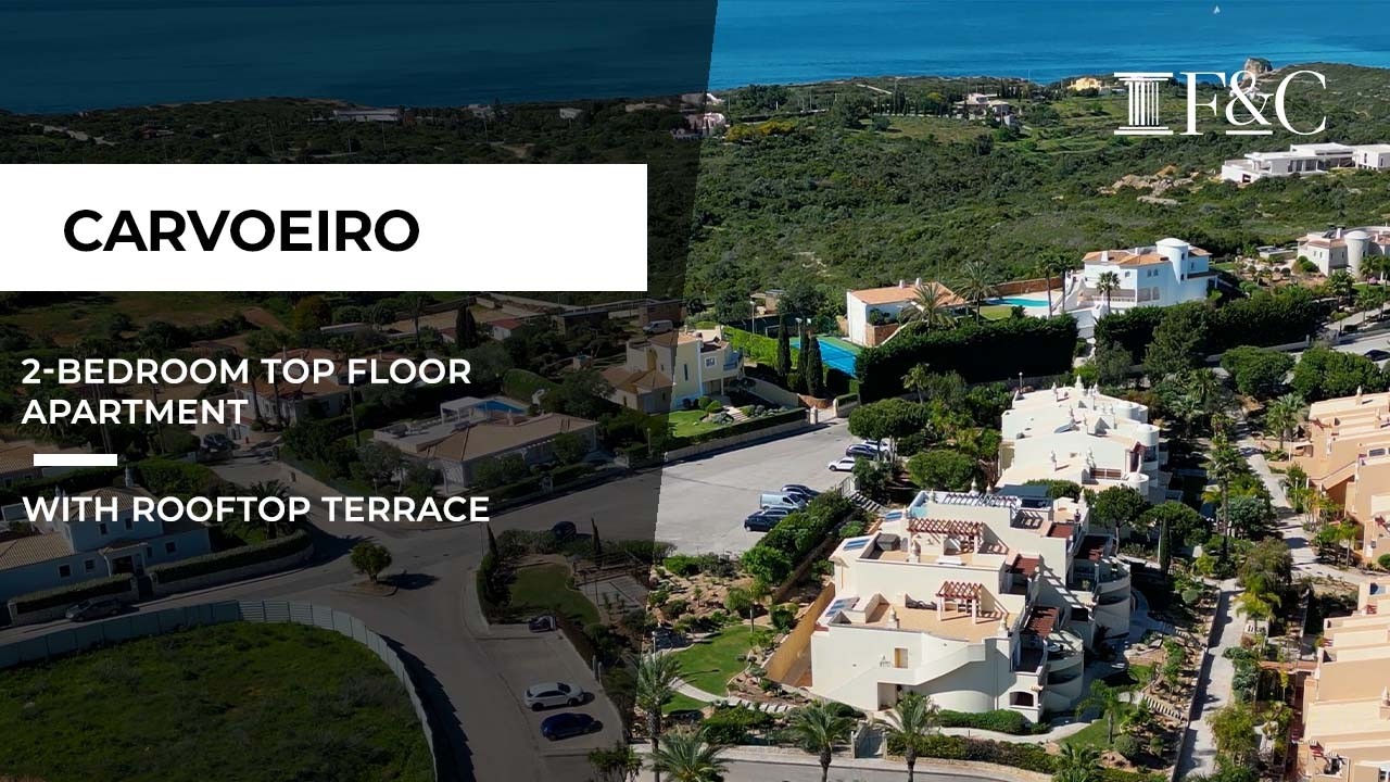 Algarve property for sale – 2-bedroom top floor apartment with rooftop terrace