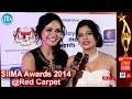 Kavya And Sheetal Fun At SIIMA Awards 2014 Red Carpet