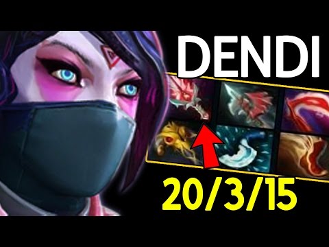 Dendi [Templar Assassin] Intense Game with Bloodthorn 7.05 Dota 2