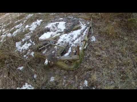 August Hylse - Säng i skogen utanför Ronneby (övergiven mini-racing-bana) (GOPRO)