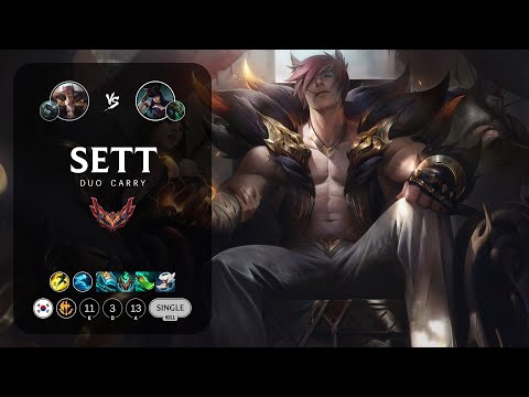 Sett ADC vs Caitlyn - KR Grandmaster Patch 13.20