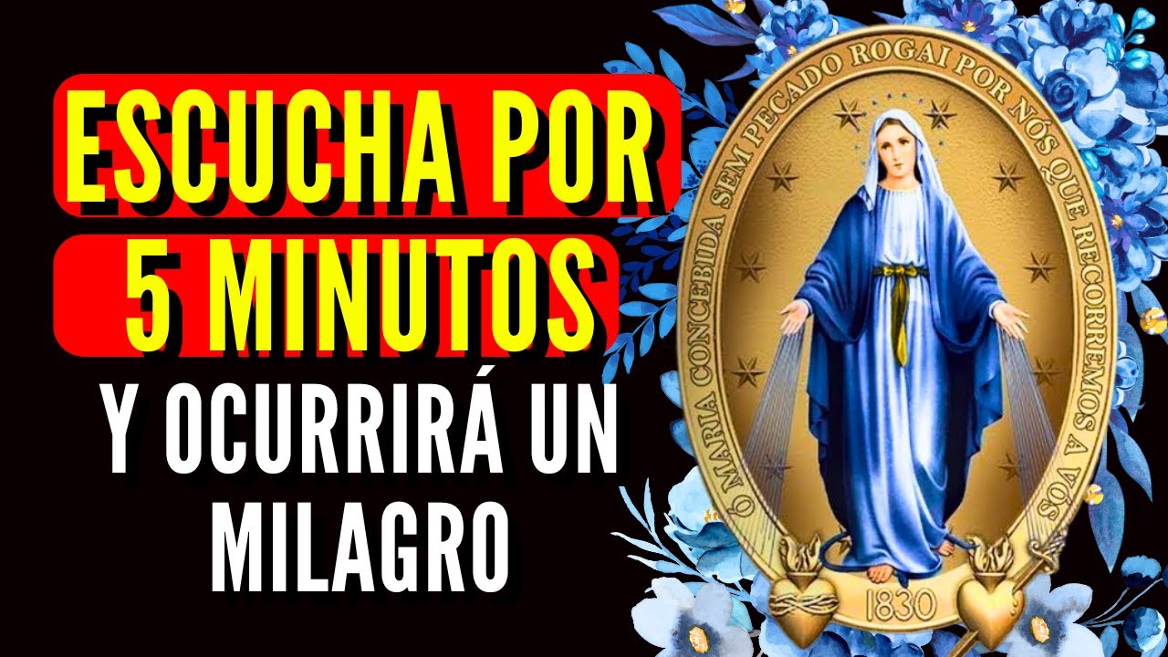 Nuestra Señora: ¡La oración de la Medalla Milagrosa cambiará tu vida!🌟
