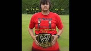 preview picture of video 'The Krizski Unboxing - WWE Championship Title'