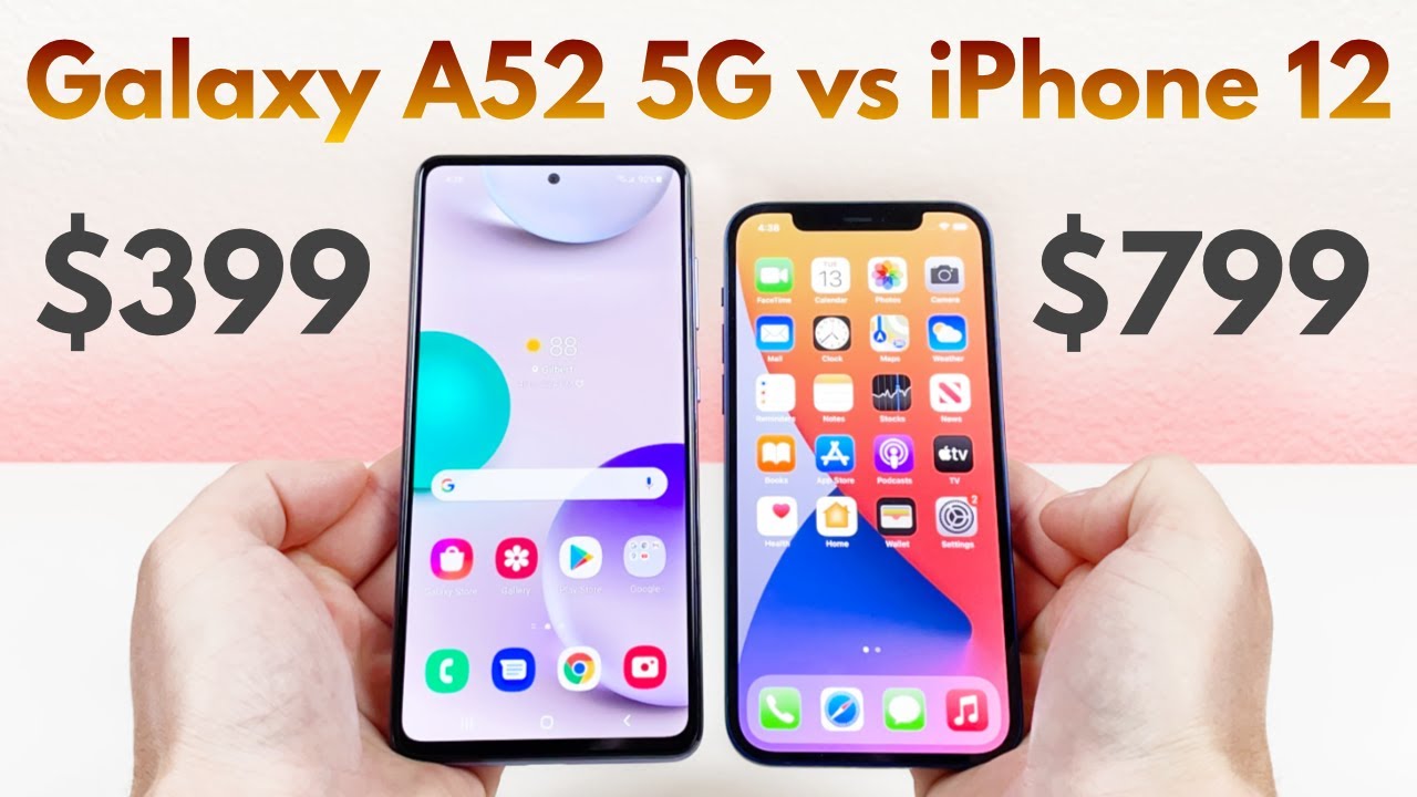 Samsung Galaxy A52 5G vs iPhone 12 - Which is Better?