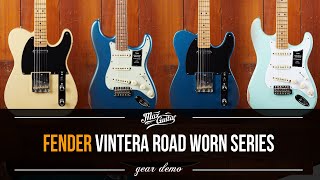 Video thumbnail for TONE and MOJO! The Fender Vintera ROAD WORN series! Strats en Teles! by Max Guitar B.V.