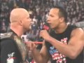 WWE Stone Cold Steve Austin & The Rock Sing on Raw 2001