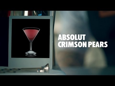 ABSOLUT CRIMSON PEARS DRINK RECIPE - HOW TO MIX