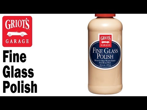 Griot's Garage - Fine Glass Polish to remove hard water spots and etchings