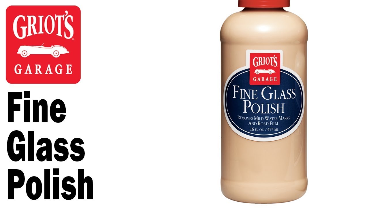 Griot's Garage - Fine Glass Polish to remove hard water spots and etchings