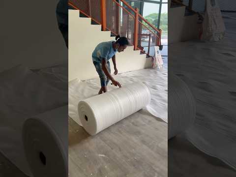 Lapik + potong + ketuk = Siap! SPC 4mm installation