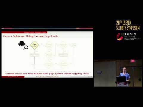 USENIX Security '17 - Telling Your Secrets without Page Faults...
