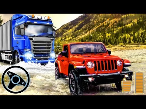Offroad Truck 4x4 Simulator - Mountain Jeep Driving | Android Gameplay