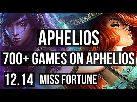 APHELIOS & Ashe vs MISS FORTUNE & Seraphine (ADC) | 4/1/6, 700+ games | NA Master | 12.14