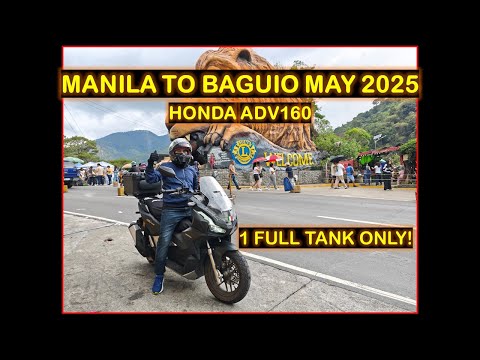 Manila to Baguio 2025 | Motorcycle Ride | Honda ADV160