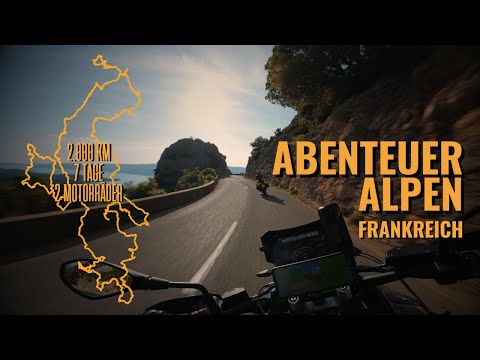 Die schönsten Motorradstrecken?! - Abenteuer Alpen - Frankreich | Cinematic 4k | Teil 1/2