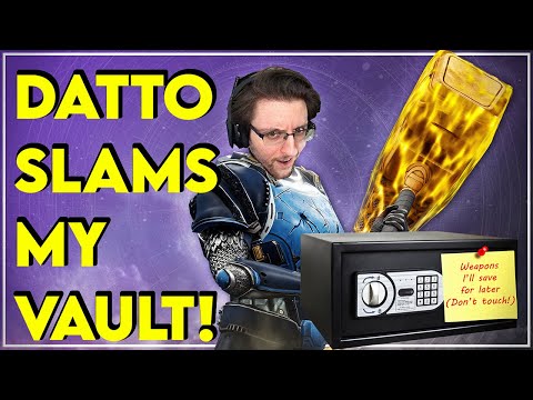 DATTO deletes my vault! Destiny 2 vault cleaning | Myelin Games