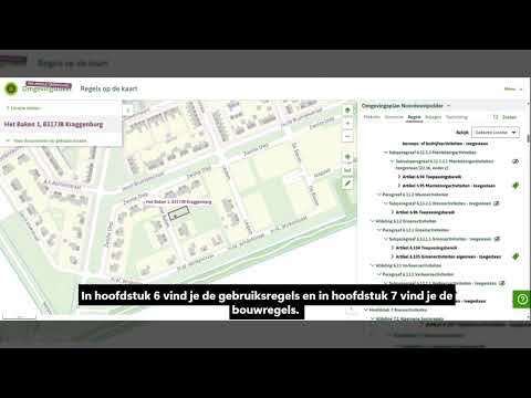 Instructievideo 'Regels op de kaart'