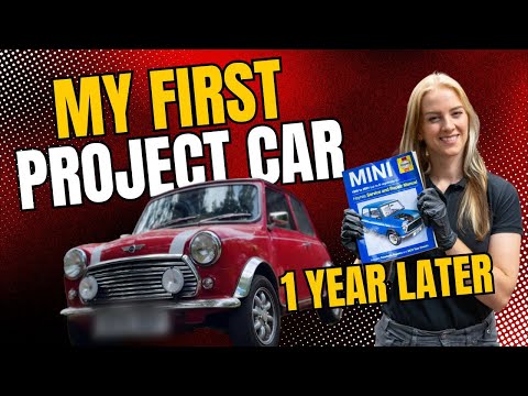 My First Project Car: One Year Of Classic Mini Restoration #laurakershawworkshop #classcimini