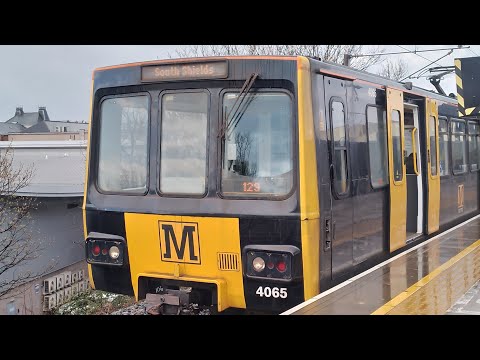 2 Tone! Tyne and Wear Metro 994065 And 994024 Departing South Shields for St James 13/04/23