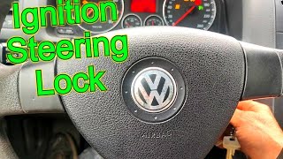 How To Fix Stuck Ignition Steering Lock on VW / Volkswagen