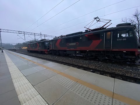 🇵🇱 4K Cabview Gryfino - Szczecin Podjuchy- Szczecin Dąbie EU07 & 181