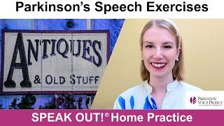 Parkinson’s Speech Exercises: ANTIQUE SHOWS