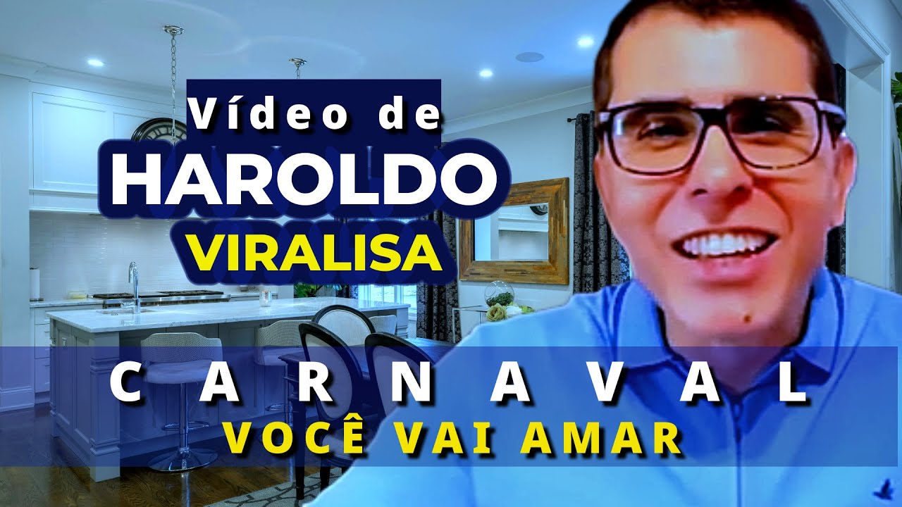 HAROLDO VIIRALIZA COM VIDEO SOBRE O CARNAVAL