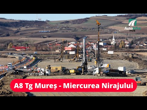 Autostrada A8 - | 06.11.2025 | Filmare completă Tg Mureș - Miercurea Nirajului