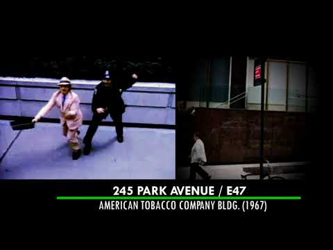 NYC Then and Now (1974 vs 2020) The Pink Suited Dancing Man "The Groove Tube" tours via Google Maps