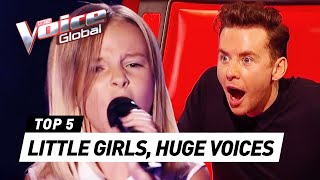 You won&#39;t believe the HUGE VOICES on these little girls on The Voice Kids