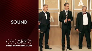 Sound | Top Gun: Maverick | Oscars95 Press Room Speech